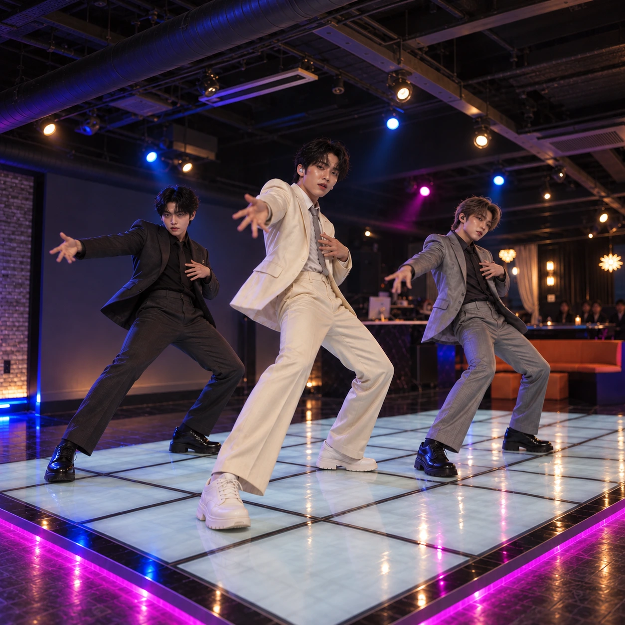 비아이피바 K-pop 퍼포먼스 · AI 분위기 연출 이미지