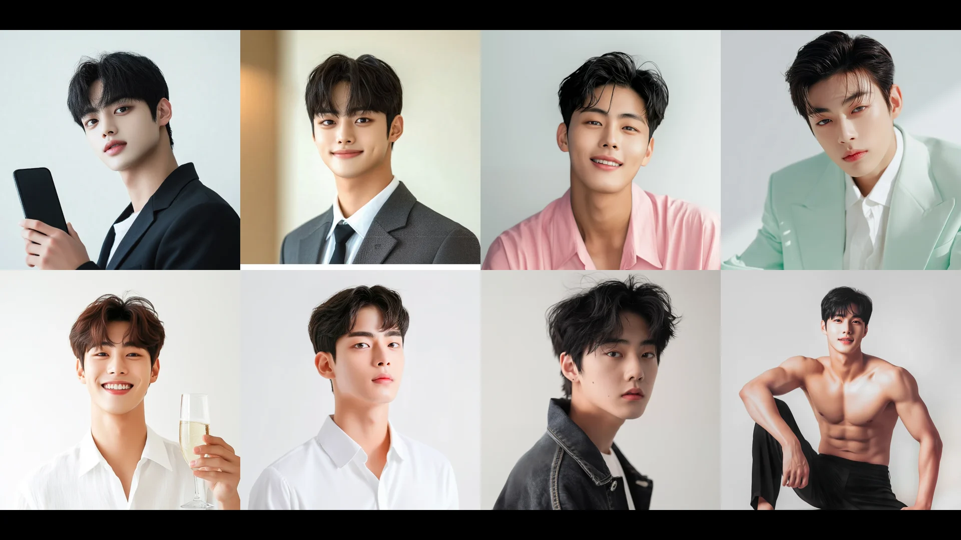 비아이피바 라인업 8명 모음